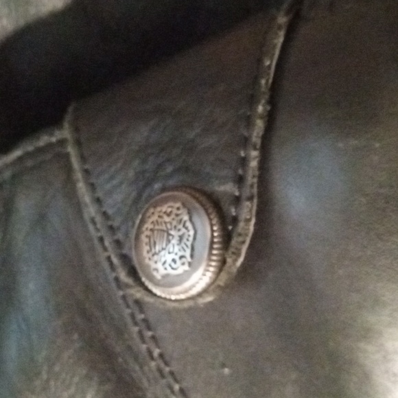 Arturo Chiang 9.5 Black Leather Boots Snap Details Beautiful! - Picture 11 of 16